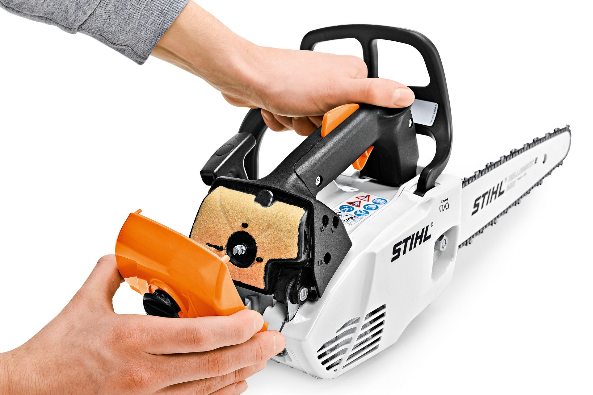 Покажи бензопилы штиль. Stihl MS 150. Бензопила MS 150 TC-E. Бензопила Stihl 150 TC-E. Бензопила штиль МС 150.