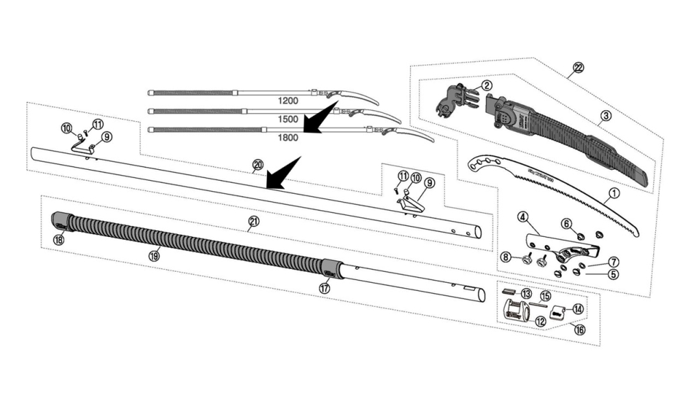 מוט עליון 1800/3900 Zubat