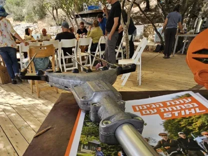 מסורים, חרמשים, מפוחים, מגזמות, מכסחות