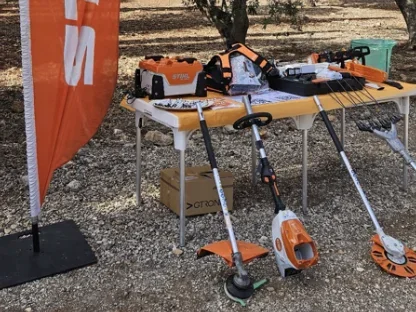 מסורים, חרמשים, מפוחים, מגזמות, מכסחות