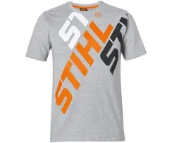 חולצת T ש.קצר אפורה STIHL